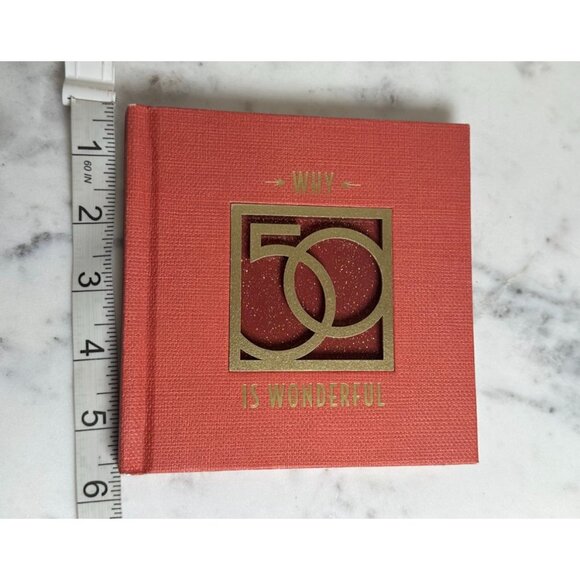 Hallmark Why 50 Is Wonderful Hardcover Gift Book Birthday 50th Party Keepsake - Picture 4 of 5